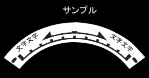 電池材粉粒体処理機械の銘板